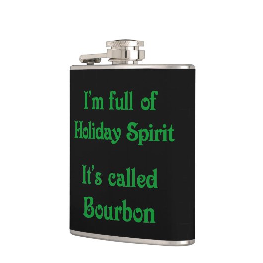 Funny Holiday Spirit Bourbon Flask Heupfles (Links)