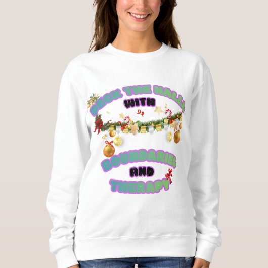 funny Holiday sweatshirt (Devant)