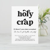 Funny Holy Crap Family Reunion Invitation (Debout devant)