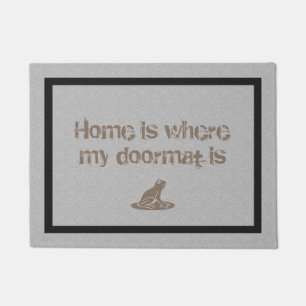 Funny Home is waar mijn Doormat is Deurmat