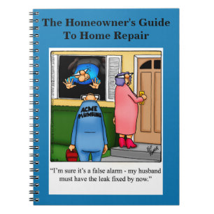 Funny Home Repair DIY Humor Notitieboek