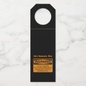 Funny Homemade Wine Bottle Hangers (Achterkant)