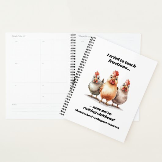 Funny Homeschool poulet (Devant avec enveloppe)