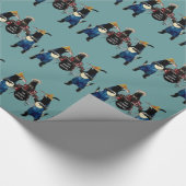 Funny Honey Badger Cadeaupapier (Hoek)