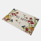 Funny Honey Doormat, Bee Doormat, Bee Outdoor Mat (Schuin)