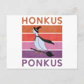 Funny Honkus Ponkus Halloween Goose Witches Honk Briefkaart (Voorkant)