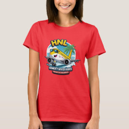 Funny Honolulu HNL Airport Code T-Shirt