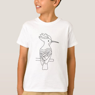 Funny Hoopoe kinder T-shirts