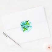 Funny Hoppy Friday Frog Sticker (Envelop)