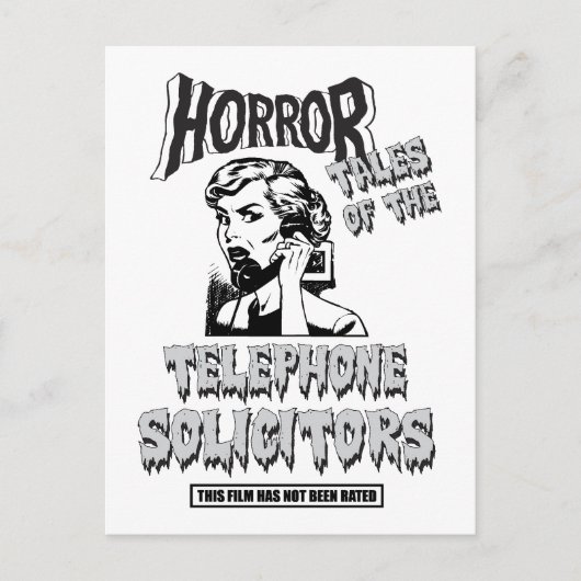 Funny  Horror Movie Briefkaart (Voorkant)