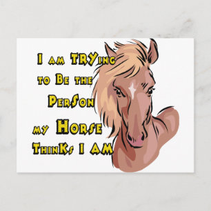 Funny Horse Briefkaart