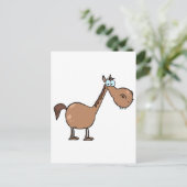 Funny Horse Briefkaart (Staand voorkant)