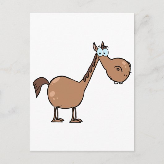 Funny Horse Briefkaart (Voorkant)