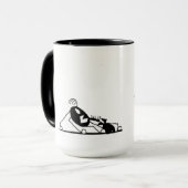 Funny Horse Cartoon Mok (Voorkant links)