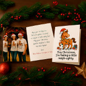 Funny Horse Greeting for Equestrians & Animal Love Kaart