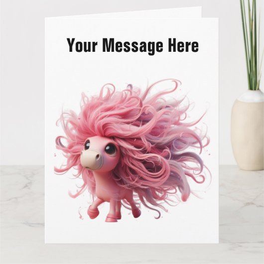 Funny Horse Kaart (Voorkant)