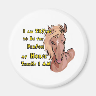 Funny Horse Magneet