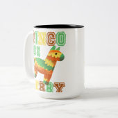 Funny Horse Racing Cinco de Derby KY Derby Tweekleurige Koffiemok (Voorkant links)