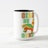 Funny Horse Racing Cinco de Derby KY Derby Tweekleurige Koffiemok (Voorkant rechts)