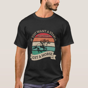 Funny Horse Racing Derby Race Eigenaar Lover T-shirt