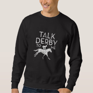 Funny Horse Racing Derby Race Eigenaar Trui