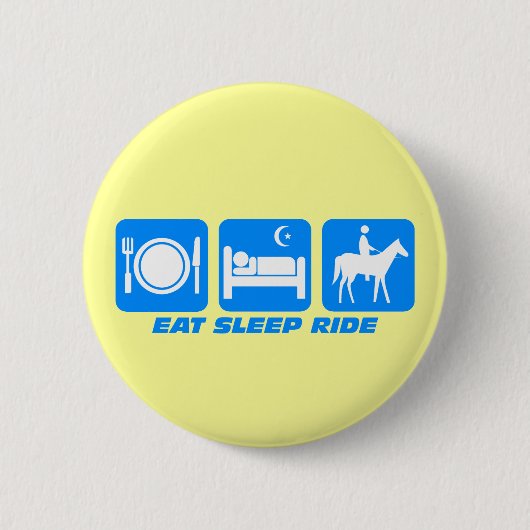 Funny horse ronde button 5,7 cm (Voorkant)