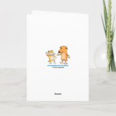 Funny Horse Stable Genius Birthday Kaart (Achterkant)