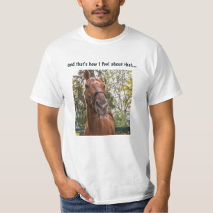Funny Horse Stikking Out Tongue T-shirt