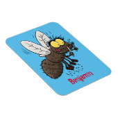 Funny horsefly insect cartoon magneet (Rechterzijde)