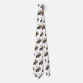 Funny horsefly insect cartoon stropdas (Voorkant)