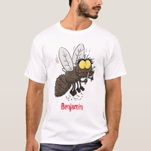 Funny horsefly insect cartoon t-shirt