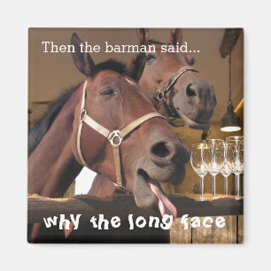 Funny Horses Magneet