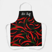 Funny Hot Chili Peppers Kitchen Aprons Schort (Voorkant)