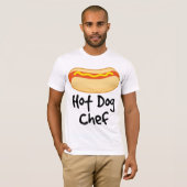 Funny Hot Dog Chef Cooking Gift T-shirt (Voorkant volledig)