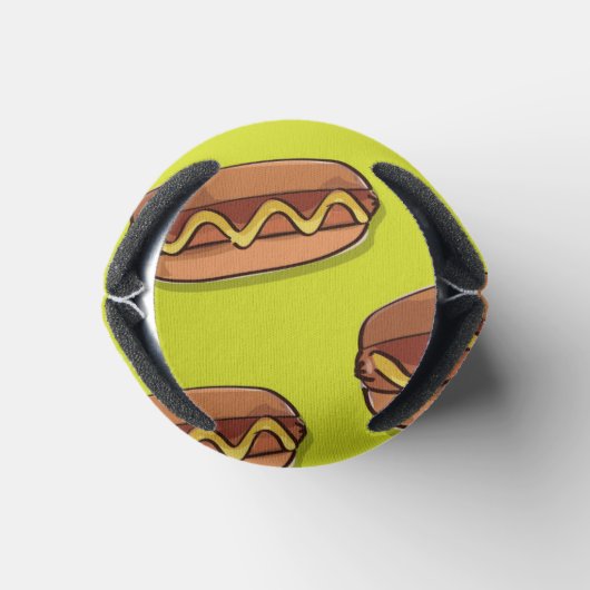 Funny Hot Dog Food Design Blikjeskoeler (Bodem)