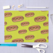 Funny Hot Dog Food Design Tissuepapier (Craft)