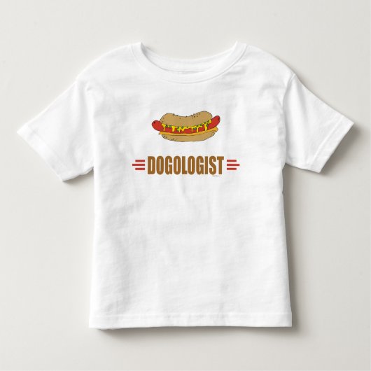 Funny Hot Dog Kinder Shirts (Voorkant)
