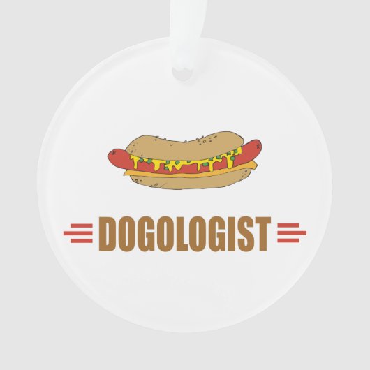 Funny Hot Dog Ornament (voorkant)