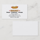 Funny Hot Dog Visitekaartje (Voorkant / Achterkant)