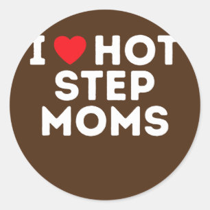 Funny Hot Step Ma Stap papa tante oom Ronde Sticker