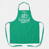 Funny Hot Stuff Typography Dark Green Schort (Voorkant)