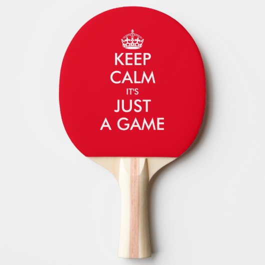 Funny Houd rustig tennis ping pong paddle Tafeltennisbatje (Voorkant)