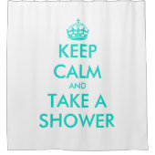 Funny houdt kalm en neemt een douchegordijn (Voorkant)