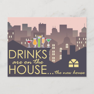 Funny Housewarming Party design Briefkaart