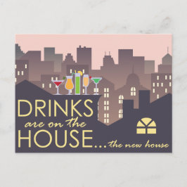 Funny Housewarming Party design Briefkaart