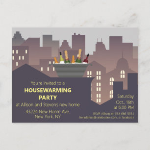 Funny Housewarming Party design Briefkaart