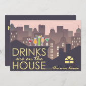 Funny Housewarming Party design Kaart (Voorkant / Achterkant)