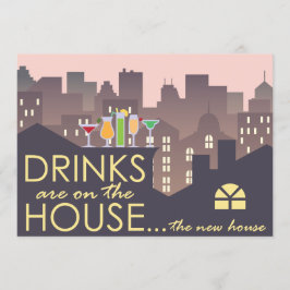 Funny Housewarming Party design Kaart