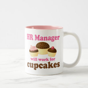 Funny HR Manager Tweekleurige Koffiemok
