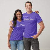 Funny HTML CSS Code voor programmeurs Geeks T-shirt (Unisex)